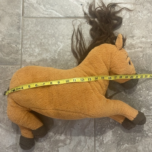 Dreamworks Spirit Horse Brown Plush Large Laying Down 2018 - Picture 9 of 10